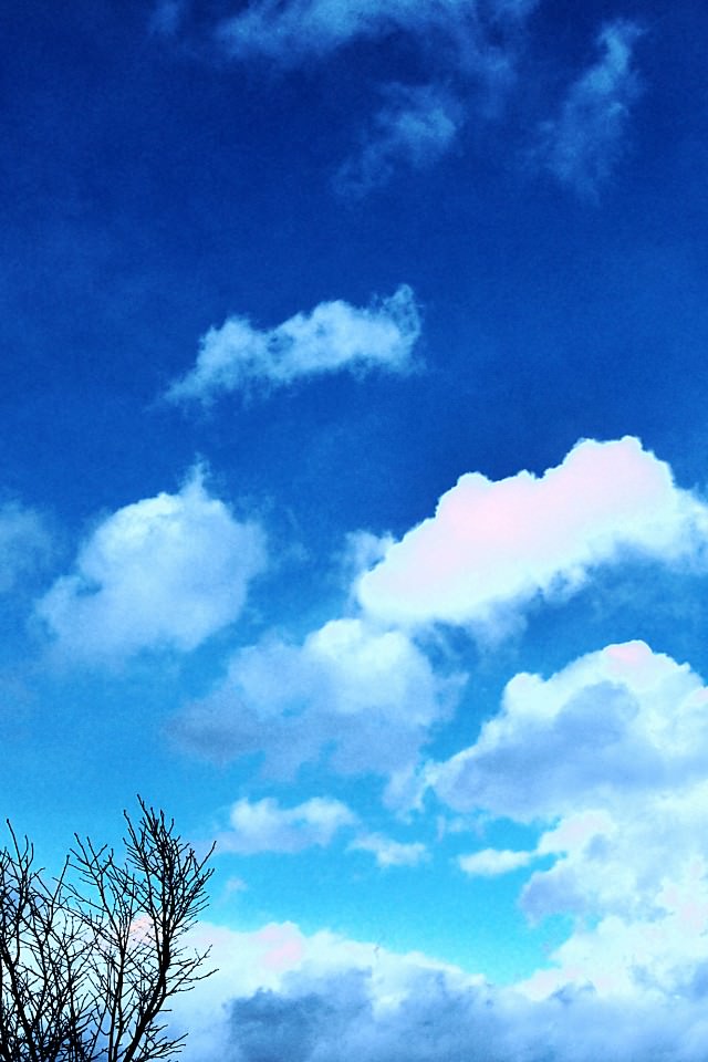 iPhone用空・雲の壁紙#54
