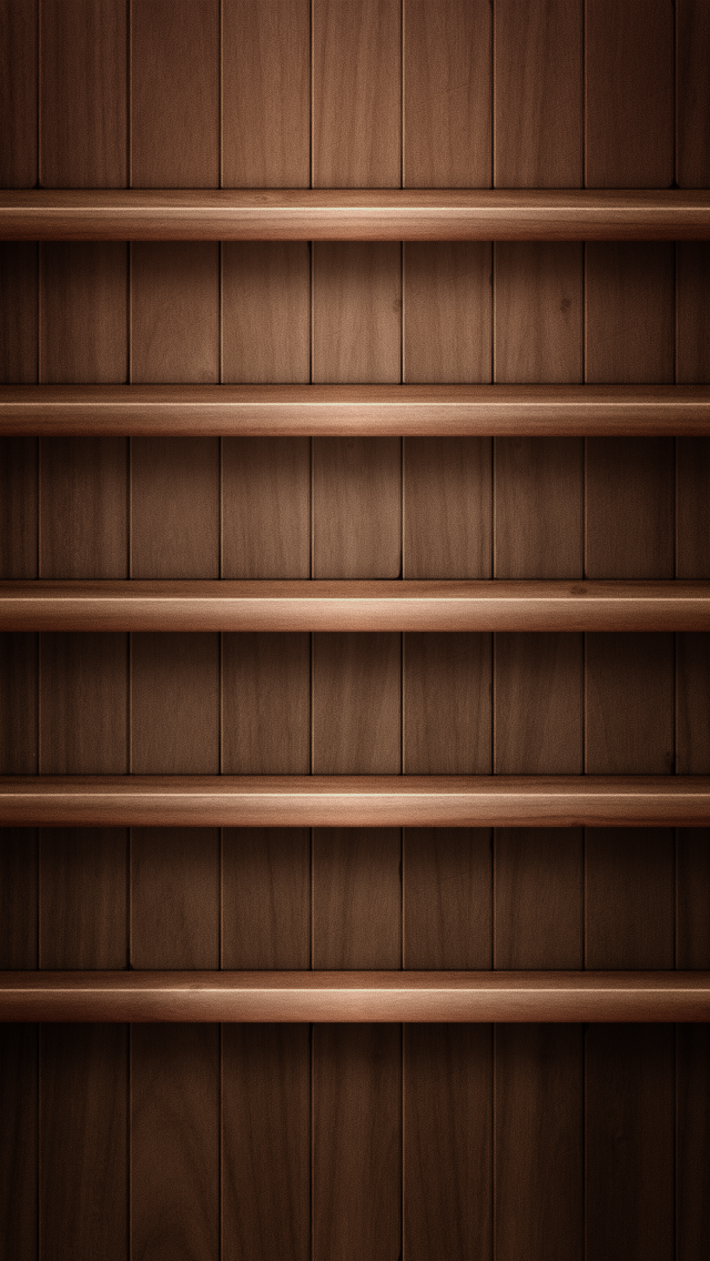 綺麗な茶色の棚 Iphone5 スマホ用壁紙 Wallpaperbox