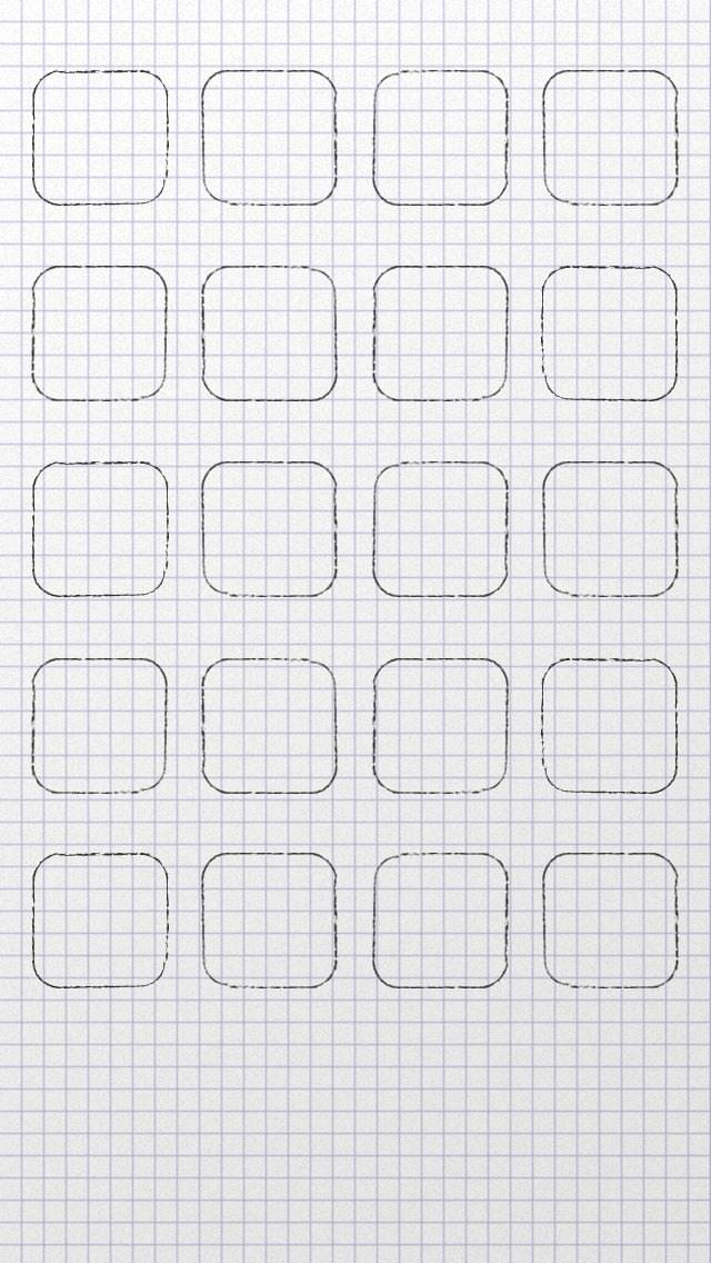 シンプルな方眼紙 Iphone5壁紙 Wallpaperbox