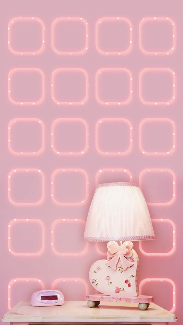 ピンクのガーリーなiphone5壁紙 Wallpaperbox