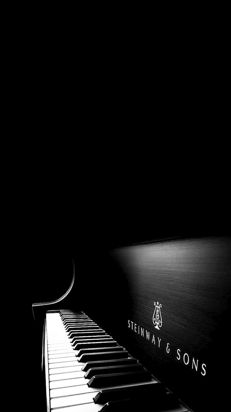 黒いピアノ Iphone6壁紙 Wallpaperbox