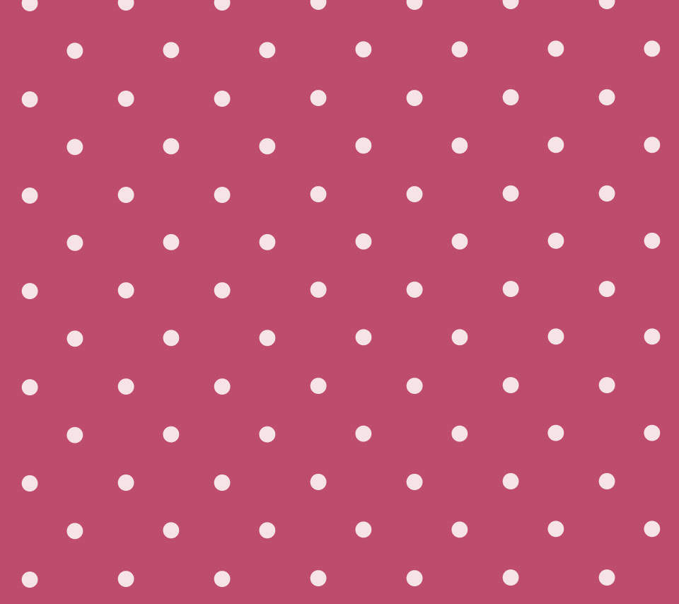 かわいいピンクのドット柄のスマホ用壁紙(Android用/960×854)