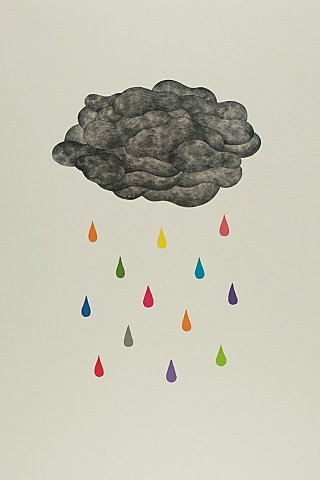雲の涙のスマホ用壁紙(iPhone用/320×480)