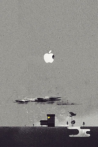 君のアップルのスマホ用壁紙(iPhone用/320×480)