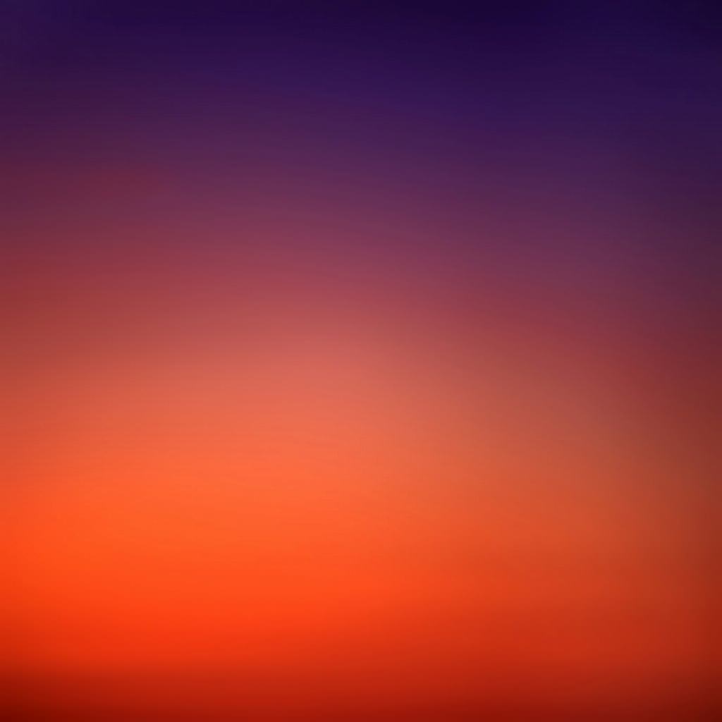 夕焼けグラデーションの壁紙(iPad用/1024×1024)