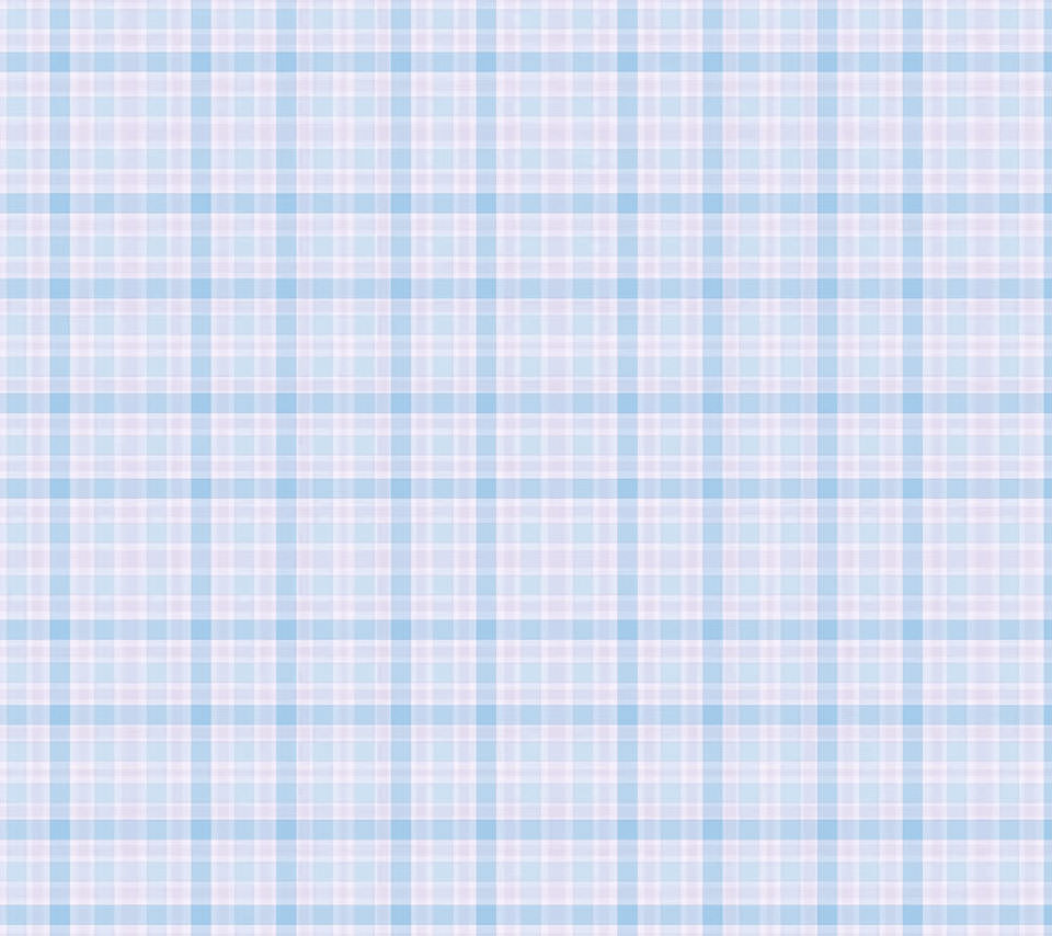 青のギンガムチェックのスマホ用壁紙(Android用/960×854)