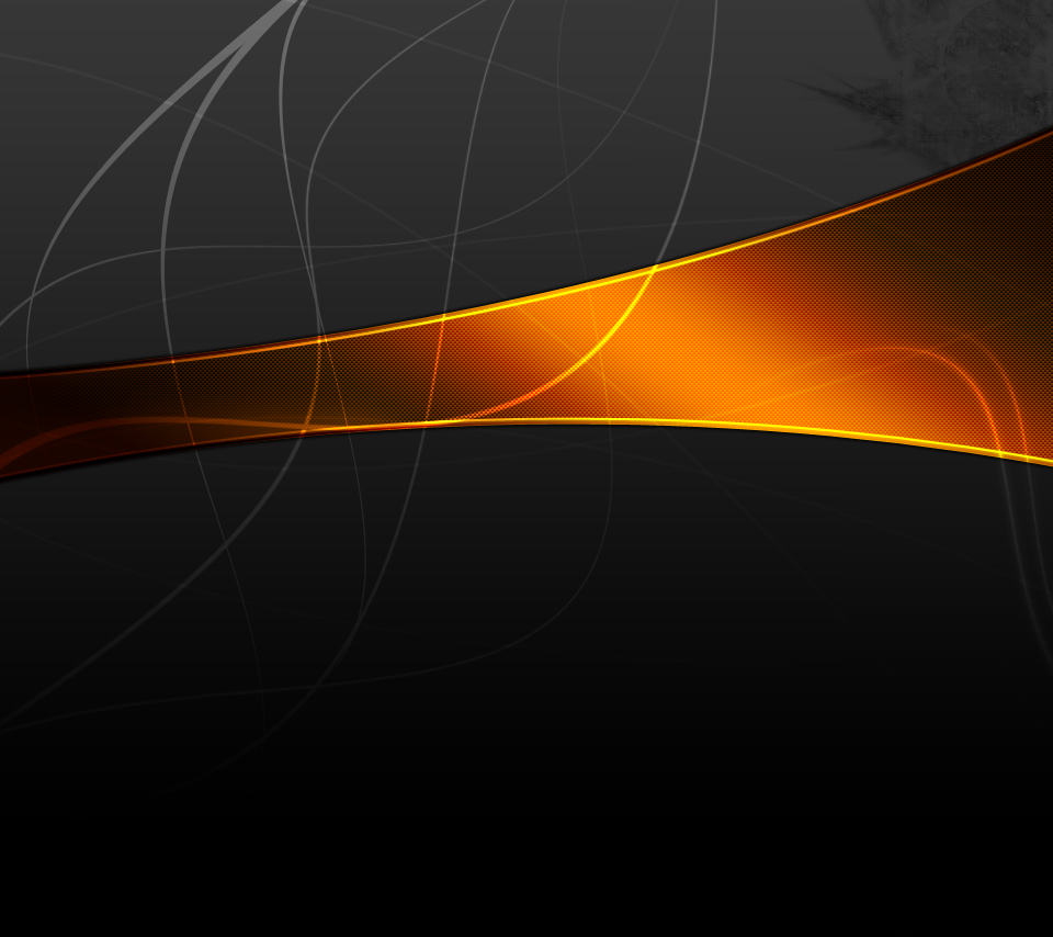 黒と橙のスマホ用壁紙(Android用/960×854)