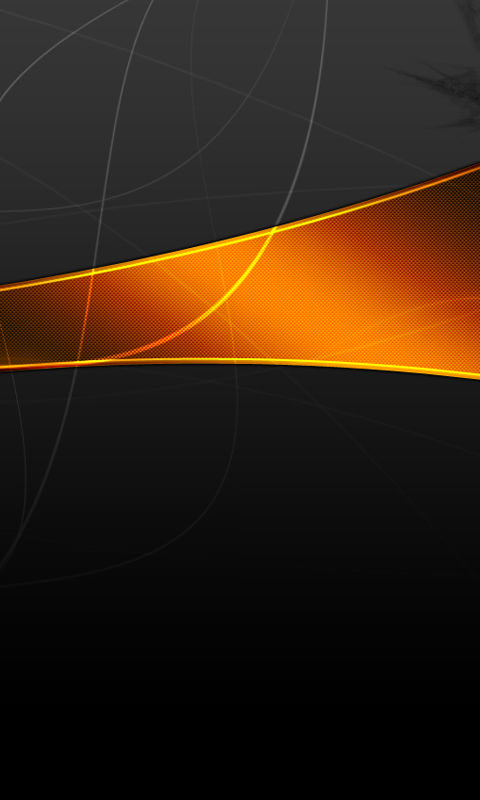 オレンジラインのスマホ用壁紙(Android用/480×800)