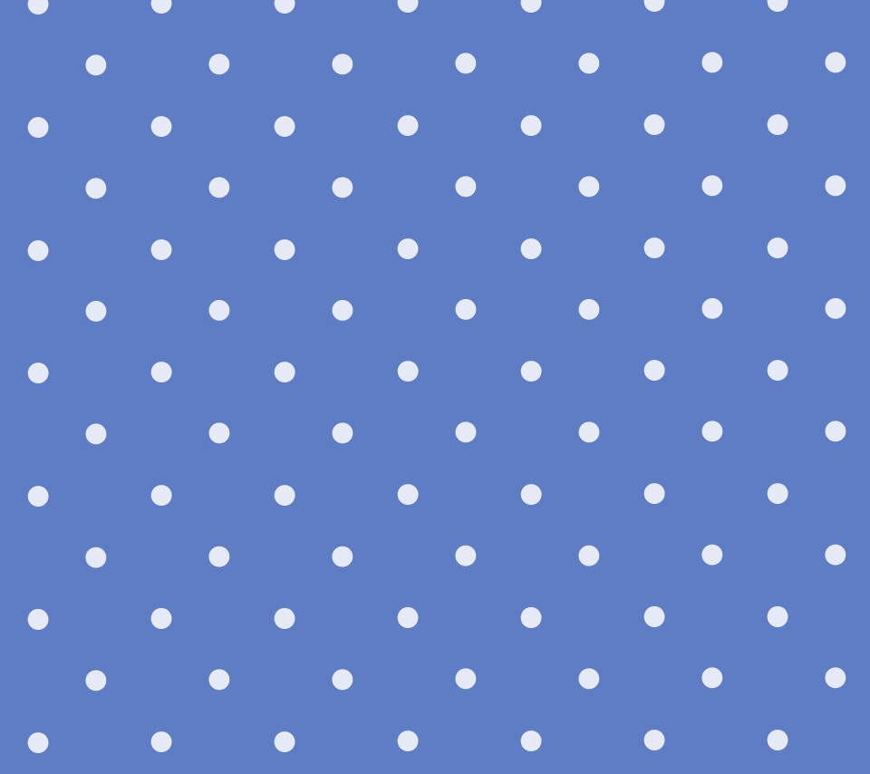 かわいい青のドット柄のスマホ用壁紙(Android用/960×854)