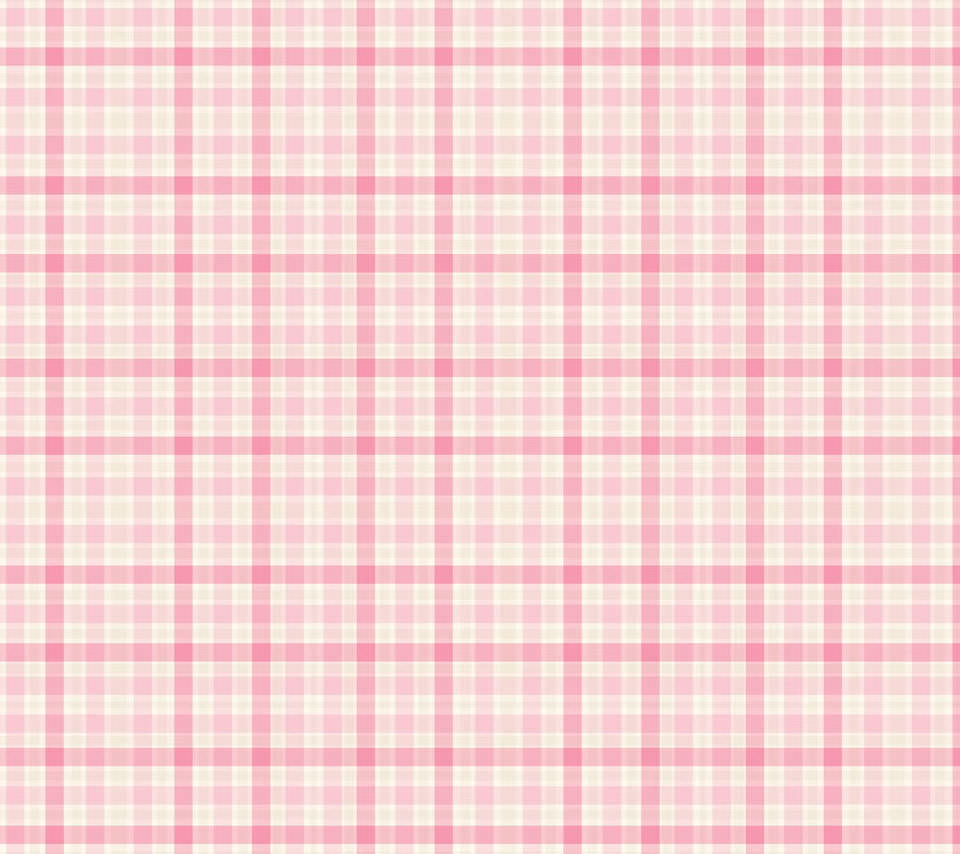 ピンクのギンガムチェックのスマホ用壁紙(Android用/960×854)