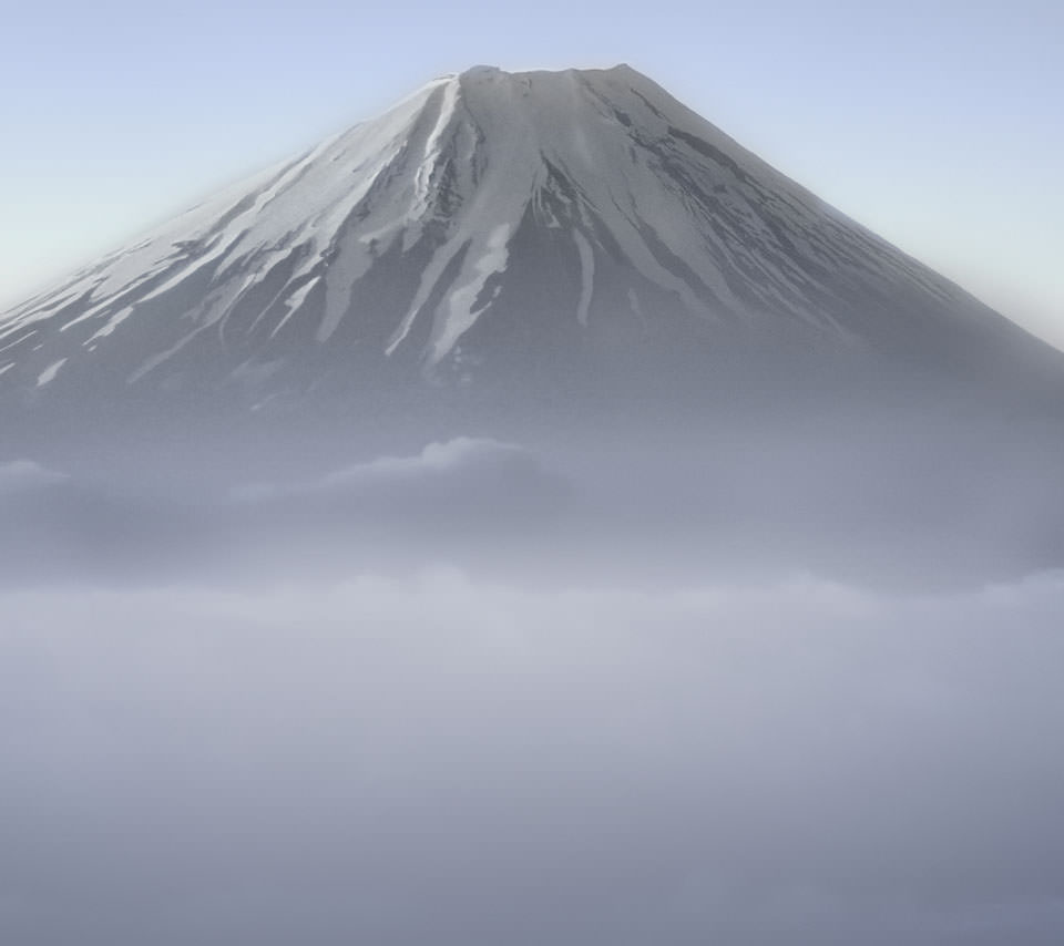 富士山のスマホ用壁紙(Android用/960×854)