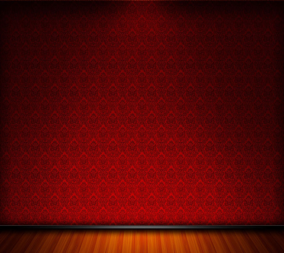 お洒落な赤いスマホ用壁紙(Android用/960×854)