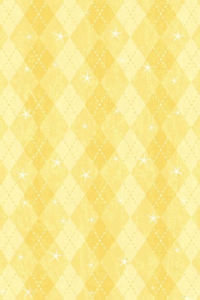 ポップな黄色のスマホ用壁紙(iPhone用/640×960)