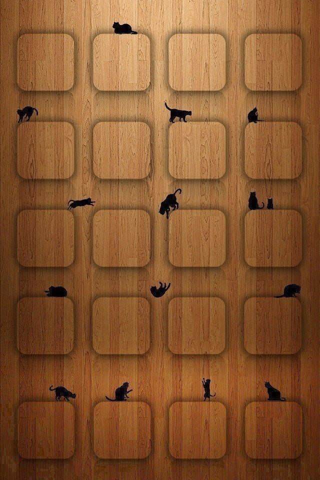 かわいい猫の棚 スマホ用壁紙 Iphone用 640 960 Wallpaperbox