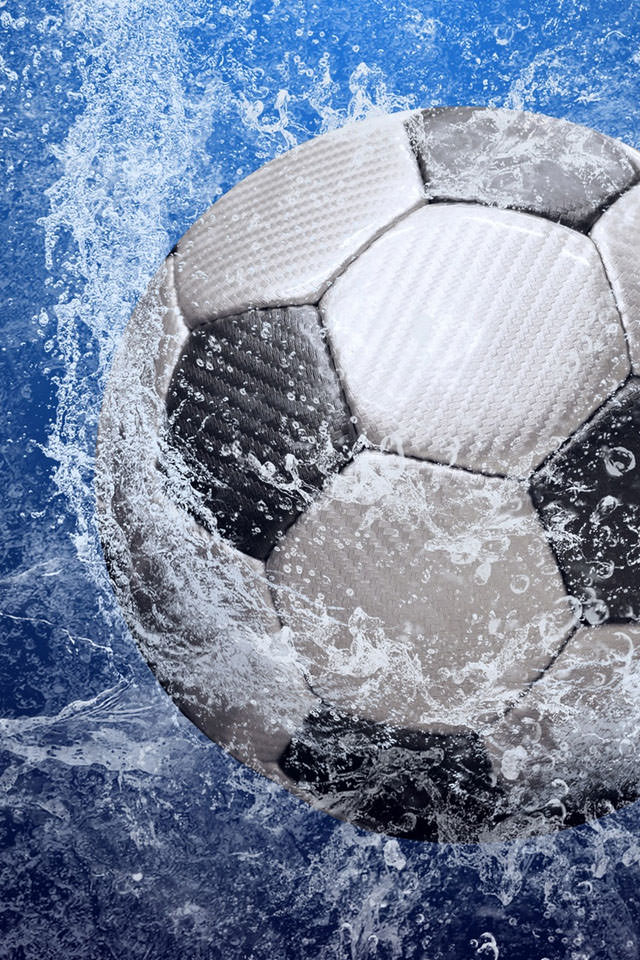 サッカーボール スマホ用壁紙(iPhone用/640×960)
