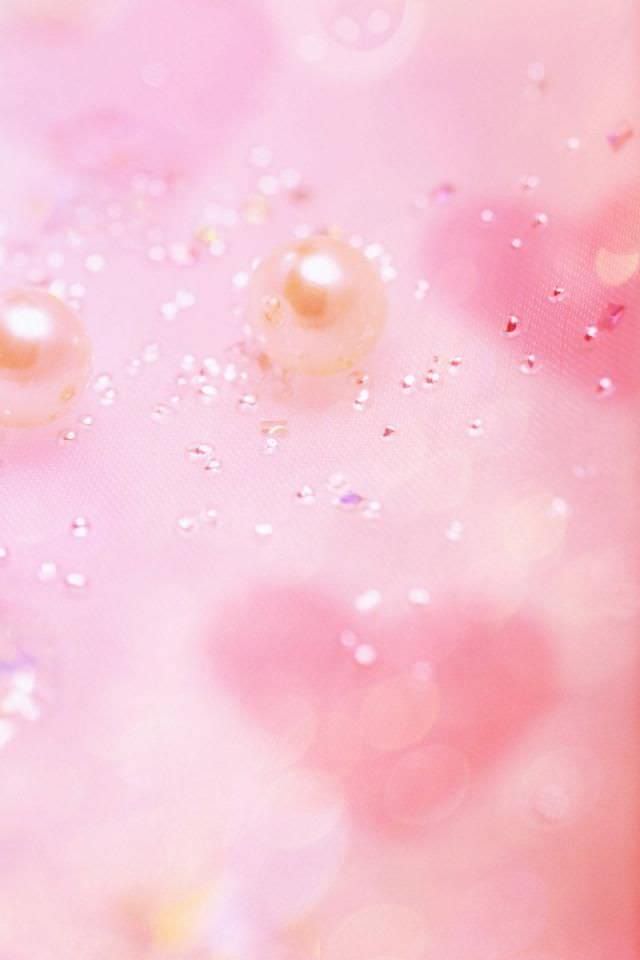 かわいいピンクのスマホ(iPhone)用壁紙