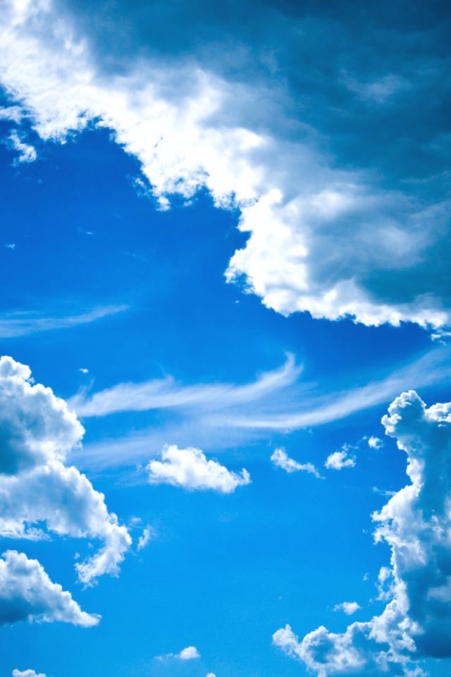 綺麗な雲 スマホ用壁紙(iPhone用/640×960)
