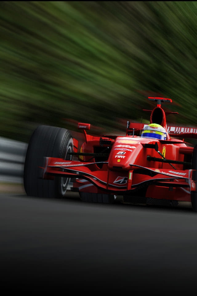 F1 フェラーリ スマホ用壁紙(iPhone用/640×960)
