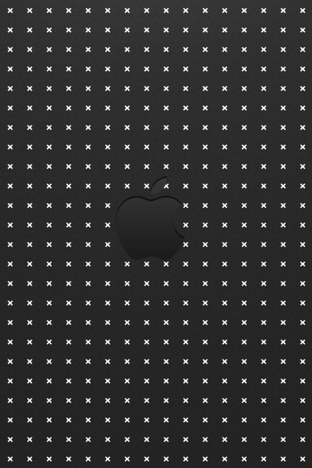 ブラックベース アップル スマホ用壁紙(iPhone用/640×960)