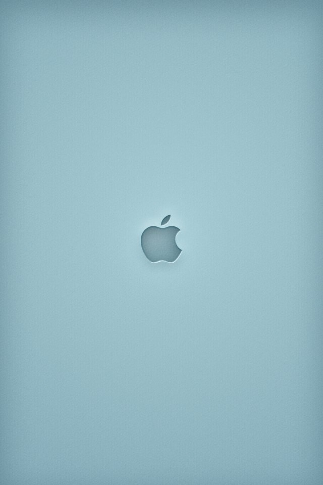 シンプルなリンゴ スマホ用壁紙(iPhone用/640×960)