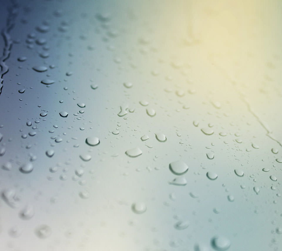 雨の水滴 Androidスマホ用壁紙