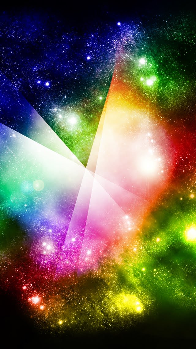 七色の星雲 Iphone5 スマホ用壁紙 Wallpaperbox