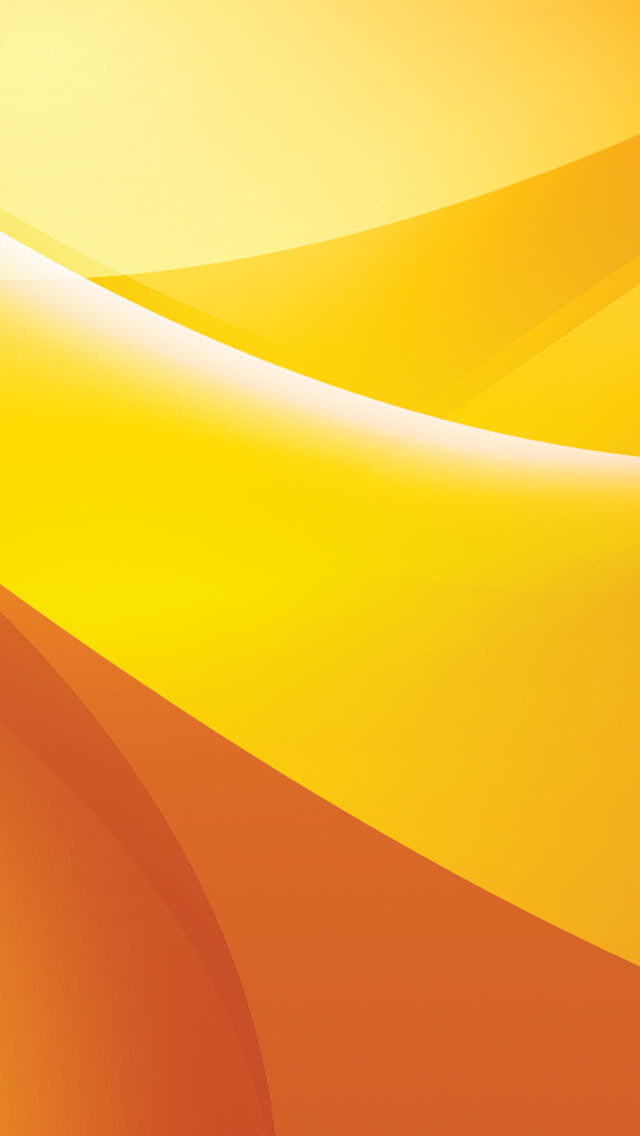 綺麗な黄色のiPhone5 スマホ用壁紙