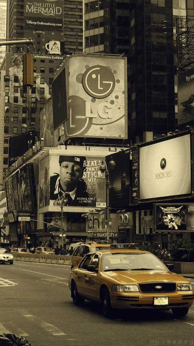 ニューヨーク iPhone5 スマホ用壁紙