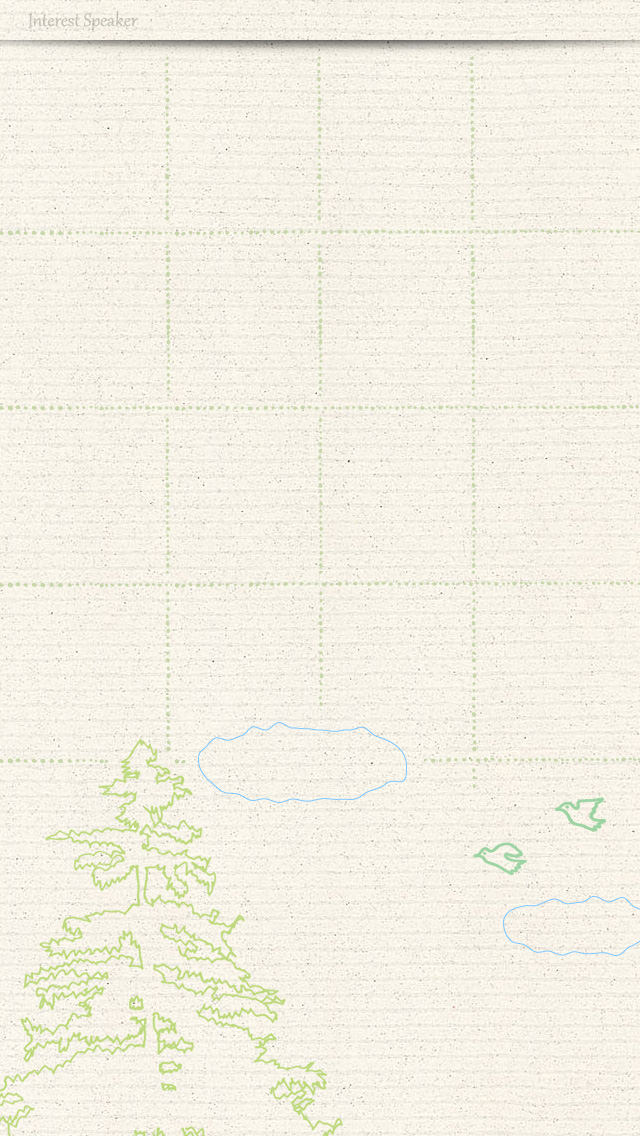 シンプル・ホワイト iPhone5 スマホ用壁紙