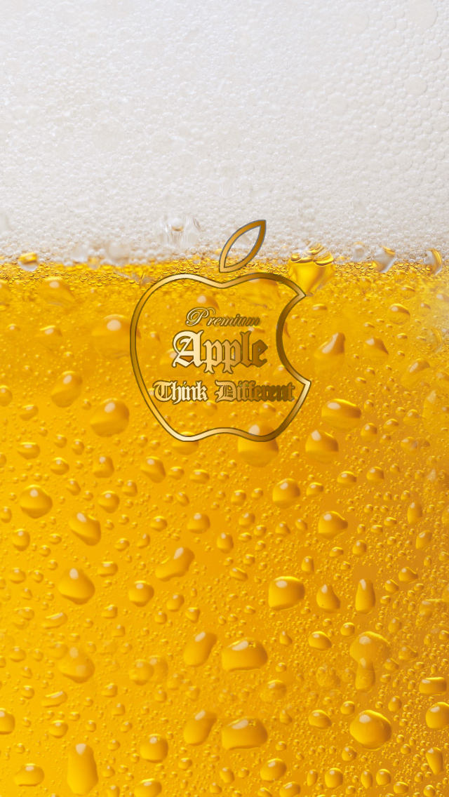 Appleビール iPhone5 スマホ用壁紙