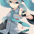 初音ミク iPhone5 スマホ用壁紙