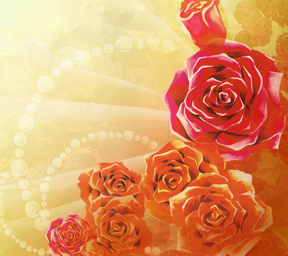 綺麗な薔薇のAndroidスマホ用壁紙