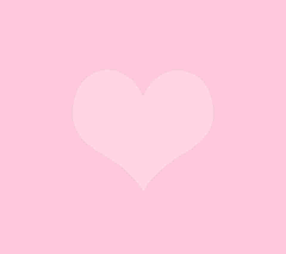 かわいいピンクのハート Androidスマホ用壁紙