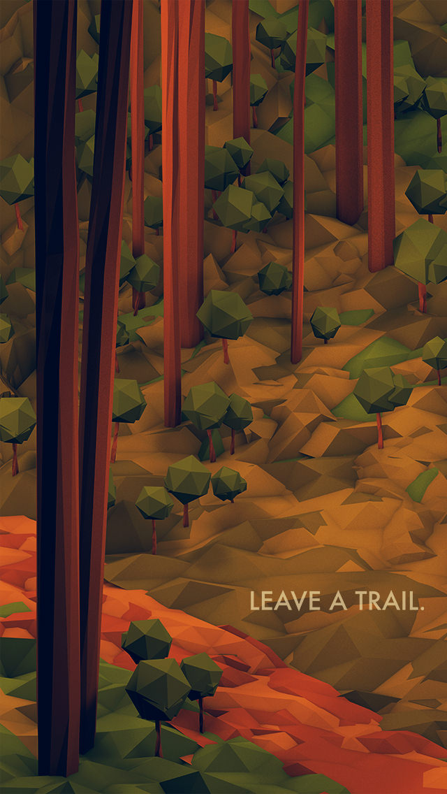 Leave a Trail iPhone5 スマホ用壁紙