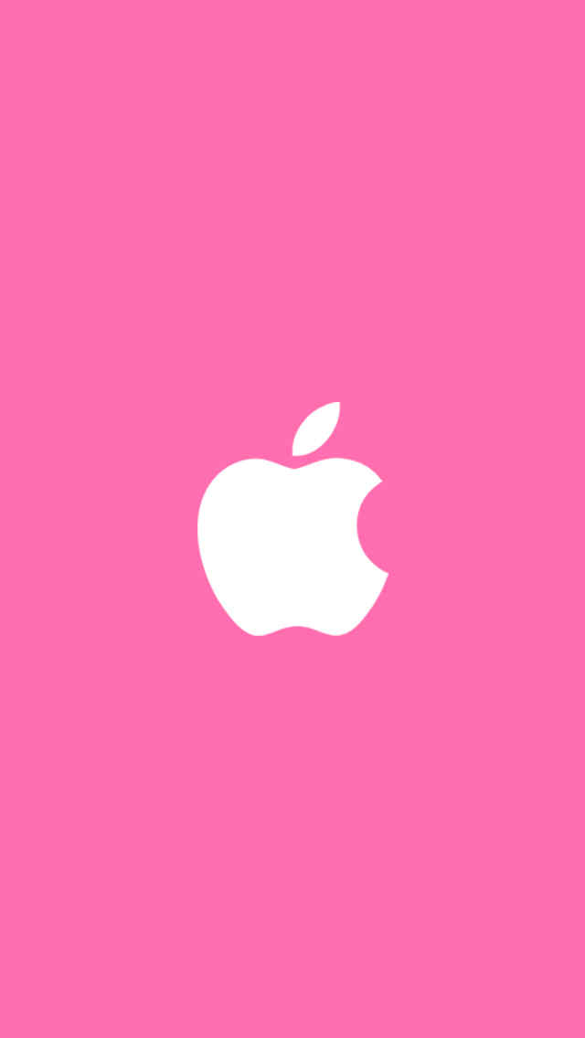Simple Pink iPhone5 スマホ用壁紙
