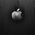汚れたアップルロゴ iPhone5 スマホ用壁紙