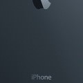 マットでネイビーなiPhone5 スマホ用壁紙