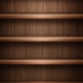 綺麗な茶色の棚 iPhone5 スマホ用壁紙