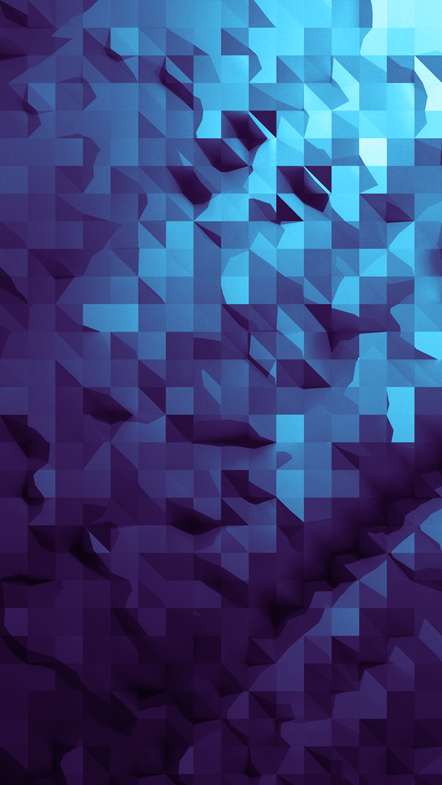 Blue Gradation Grid iPhone5 スマホ用壁紙