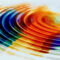 虹色の波紋 Androidスマホ壁紙