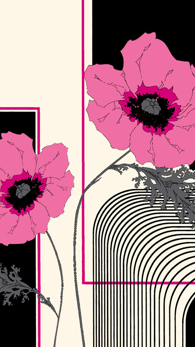 ピンクの花 ポール ジョー Iphone5 スマホ用壁紙 Wallpaperbox