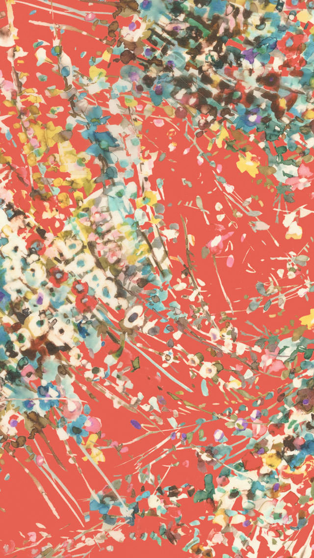 カラフルな花 / ポール&ジョー iPhone5 スマホ用壁紙