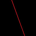 シンプルな赤の線 Androidスマホ壁紙