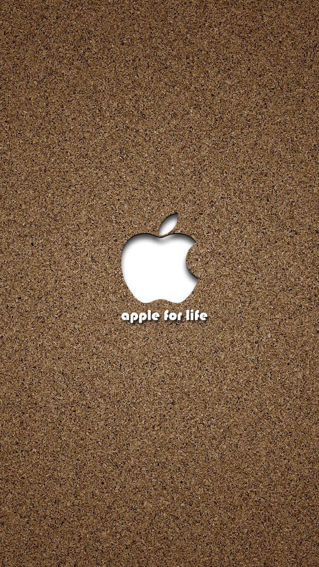 apple for life iPhone5 スマホ用壁紙