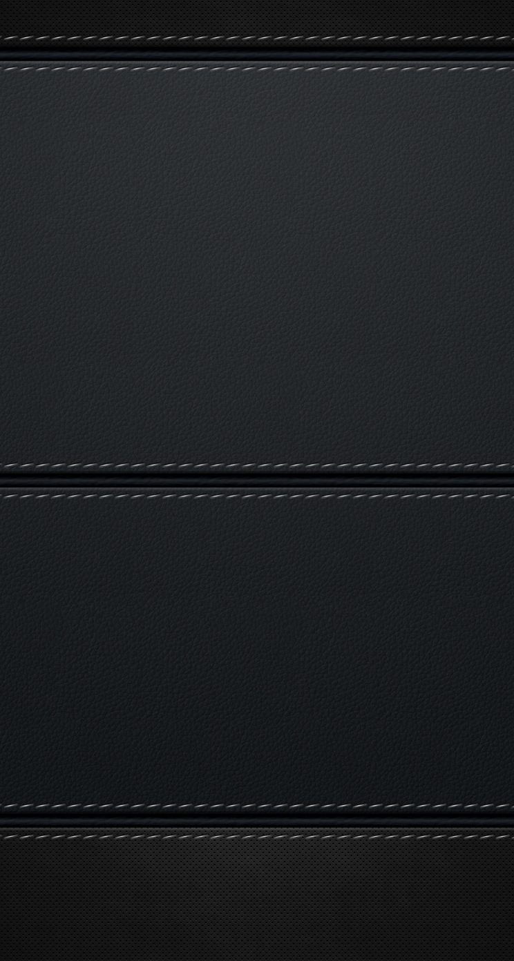 シンプルな黒のレザー調のiphone5 スマホ用壁紙 Wallpaperbox