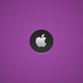 シンプルで綺麗な紫のiPhone5 スマホ用壁紙