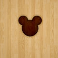 ディズニーのマーク iPhone5 スマホ用壁紙
