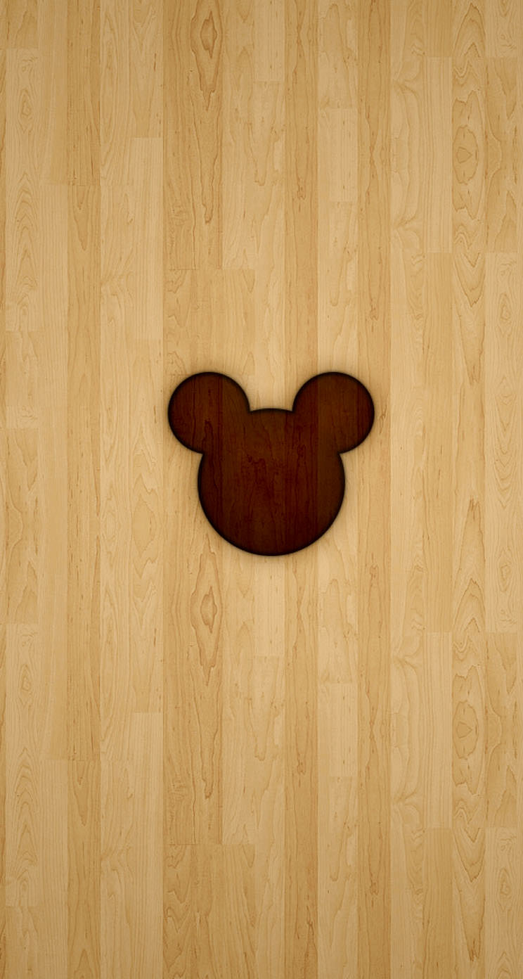 ディズニーのマーク iPhone5 スマホ用壁紙