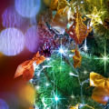 綺麗なクリスマスツリー iPhone5 スマホ用壁紙