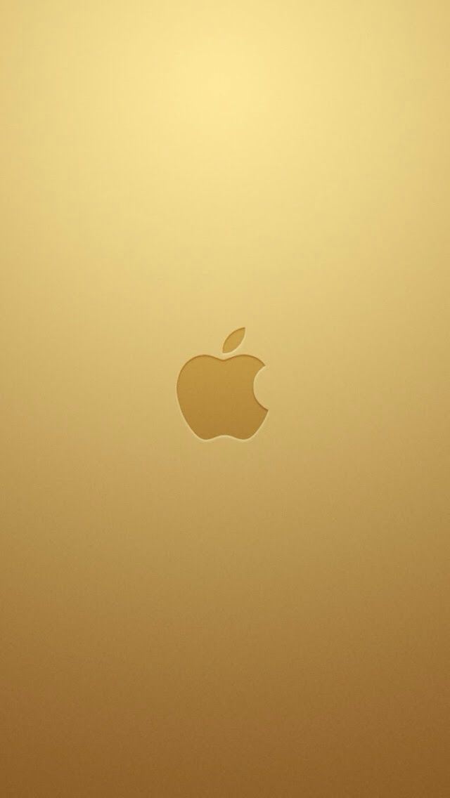ゴールド iPhone5 スマホ用壁紙